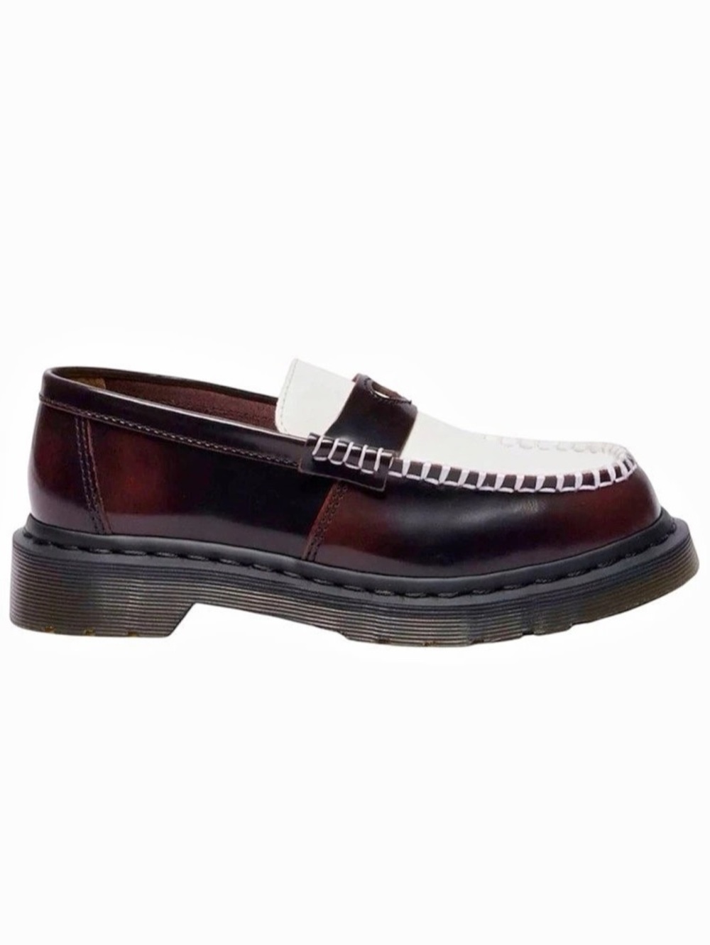 Dr. Martens PENTON HEART
TWO-TONE RUB-OFF LEATHER LOAFERS